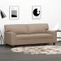 Preview: ARDEBO.de - 2-Sitzer-Sofa Cappuccino-Braun 140 cm Kunstleder