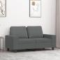 Preview: ARDEBO.de - 2-Sitzer-Sofa Dunkelgrau 120 cm Stoff