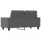 Preview: 2-Sitzer-Sofa Dunkelgrau 120 cm Stoff