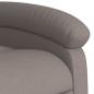 Preview: Massagesessel mit Aufstehhilfe Taupe Stoff