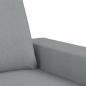 Preview: 3-Sitzer-Sofa Hellgrau 180 cm Stoff