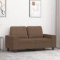 Preview: ARDEBO.de - 2-Sitzer-Sofa Braun 120 cm Stoff