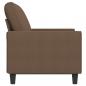 Preview: 2-Sitzer-Sofa Braun 120 cm Stoff