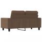 Preview: 2-Sitzer-Sofa Braun 120 cm Stoff