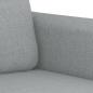 Preview: 2-Sitzer-Sofa Hellgrau 120 cm Stoff