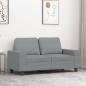 Preview: ARDEBO.de - 2-Sitzer-Sofa Hellgrau 120 cm Stoff