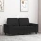 Preview: ARDEBO.de - 2-Sitzer-Sofa Schwarz 120 cm Stoff