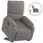 Preview: Relaxsessel mit Aufstehhilfe Elektrisch Taupe Stoff