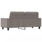 Preview: 2-Sitzer-Sofa Taupe 140 cm Stoff