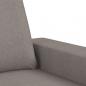 Preview: 2-Sitzer-Sofa Taupe 140 cm Stoff