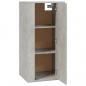 Preview: TV-Wandschrank Betongrau 40x34,5x80 cm