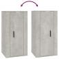 Preview: TV-Wandschrank Betongrau 40x34,5x80 cm