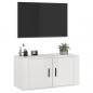 Preview: TV-Wandschrank Hochglanz-Weiß 80x34,5x40 cm