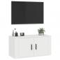 Preview: TV-Wandschrank Weiß 80x34,5x40 cm