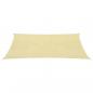 Preview: Sonnensegel 160 g/m² Beige 2,5x4 m HDPE