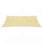 Preview: Sonnensegel 160 g/m² Beige 2,5x5 m HDPE