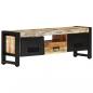 Preview: TV-Schrank 120x30x40 cm Altholz Massiv