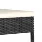 Preview: Garten-Essstühle 4 Stk. Poly Rattan Schwarz