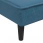 Preview: Chaiselongue Blau Samt