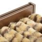 Preview: Insektenschutz-Vorhang Beige und Braun 56x185 cm Chenille