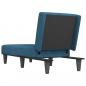 Preview: Chaiselongue Blau Samt