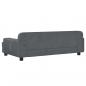 Preview: Hundebett Dunkelgrau 90x53x30 cm Samt