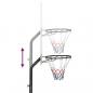 Preview: Basketballständer Weiß 282-352 cm Polyethylen