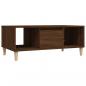 Preview: Couchtisch Braun Eichen-Optik 90x50x36,5 cm Holzwerkstoff