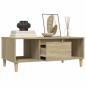 Preview: Couchtisch Sonoma-Eiche 90x50x36,5 cm Holzwerkstoff