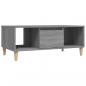 Preview: Couchtisch Grau Sonoma 90x50x36,5 cm Holzwerkstoff