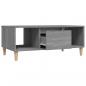 Preview: Couchtisch Grau Sonoma 90x50x36,5 cm Holzwerkstoff