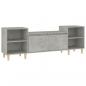 Preview: TV-Schrank Betongrau 160x35x55 cm Holzwerkstoff