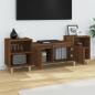 Preview: TV-Schrank Braun Eichen-Optik 160x35x55 cm Holzwerkstoff