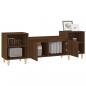 Preview: TV-Schrank Braun Eichen-Optik 160x35x55 cm Holzwerkstoff