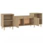 Preview: TV-Schrank Sonoma-Eiche 160x35x55 cm Holzwerkstoff