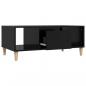 Preview: Couchtisch Schwarz 90x50x36,5 cm Holzwerkstoff