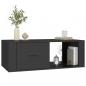 Preview: Couchtisch Schwarz 100x50,5x35 cm Holzwerkstoff