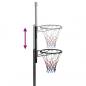 Preview: Basketballständer Transparent 280-350 cm Polycarbonat