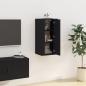 Preview: TV-Wandschrank Schwarz 40x34,5x80 cm