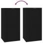 Preview: TV-Wandschrank Schwarz 40x34,5x80 cm