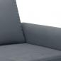 Preview: 2-Sitzer-Sofa Dunkelgrau 140 cm Samt