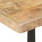 Preview: Bistrotisch 60x60x77 cm Raues Mangoholz 