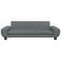 Preview: Hundebett Dunkelgrau 100x54x33 cm Samt