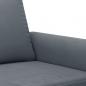 Preview: 2-Sitzer-Sofa Dunkelgrau 120 cm Samt