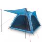 Preview: Campingzelt 4 Personen Blau Quick Release Wasserfest