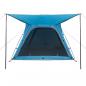 Preview: Campingzelt 4 Personen Blau Quick Release Wasserfest