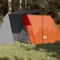 Preview: ARDEBO.de - Campingzelt 3 Personen Grau und Orange Wasserfest