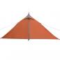 Preview: Tipi-Campingzelt 1 Person Orange Wasserdicht