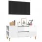 Preview: TV-Schrank Hochglanz-Weiß 102x44,5x50 cm Holzwerkstoff