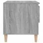 Preview: Nachttische 2 Stk. Grau Sonoma 50x46x50 cm Holzwerkstoff